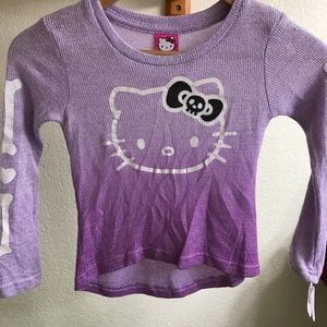 Hello Kitty Girls Long Sleeve Knit Top